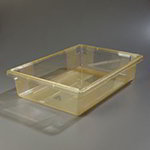 Carlisle 10621C22 Full Size Food Storage Box, 6-in Deep, NSF, Yellow