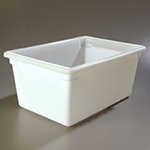 Carlisle 1064302 Full Size Food Storage Box, 12-in Deep,, NSF, White