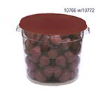 Carlisle 1076607 8-qt Round Storage Container, NSF, Clear