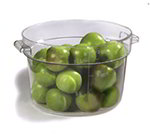 Carlisle 1076707 12-qt Round Storage Container, NSF, Clear