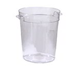 Carlisle 1076807 18-qt Round Storage Container, NSF, Clear