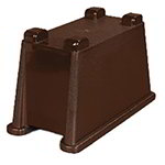 Carlisle 1086669 Replacement Base For Polycarbonate Trimline Dispenser, Brown