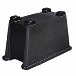 Carlisle 1086803 Replacement Base For Polypropylene Trimline Dispenser, Black