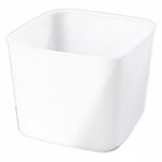 Carlisle 155602 6-qt Square Food Storage Container, NSF, White