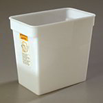 Carlisle 162902 18-qt Square Food Storage Container, NSF, White