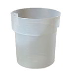 Carlisle 180530 18-qt Round Bain Marie Container, NSF, Translucent