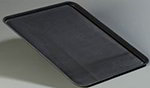 Carlisle 2216GR004 Fiberglass Serving Tray w/ Non Skid Surface, 16 x 22-in, Black