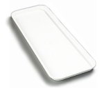 Carlisle 269FMT301 Market Tray, 8-3/4 x 25-1/2 x 1-1/8-in, Pearl White
