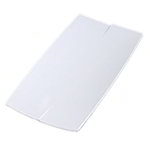 Carlisle 3332202 16-in Rectangular Melamine Platter, White