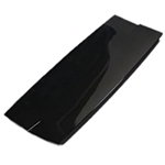 Carlisle 3332403 23-in Rectangular Melamine Platter, Black