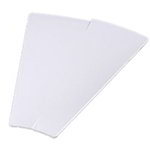 Carlisle 3332602 16-in Trapezoid Melamine Platter, White