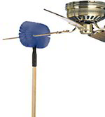 Carlisle 3611114 Synthetic Ceiling Fan & Wall Duster w/ No Handle, 12 x 5.5-in