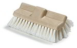 Carlisle 362199700 Two-Angle Vehicle Brush w/ No Handle, 10-in w/ 2.5-in Trim, White