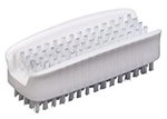Carlisle 3623900 Plastic Block Hand & Nail Brush, 3-1/4-in Handle, White