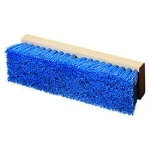 Carlisle 36293P14 Polypropylene Deck Scrub Brush w/ No Handle, 12-in Block, Blue