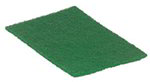Carlisle 3639608 Coarse Scour Pad, 9 x 6 x1/4-in, Green
