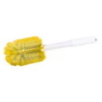 Carlisle 4000204 Medium Stiff Valve Brush, 3.5-in Oval Head & 16-in Handle, Yellow