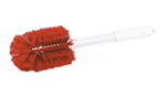 Carlisle 4000205 Medium Stiff Valve Brush w/ 3.5-in Oval Head & 16-in Handle, Red