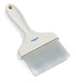Carlisle 4039302 Flat Pastry Brush w/ 4-in Nylon Bristles & White Plastic Handle
