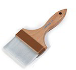 Carlisle 4039900 Chef Series Brush, Nylon Bristles, 4 in, Hardwood Handle