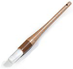 Carlisle 4040000 1-in Round Nylon Bristle Pastry Brush w/ Hardwood Handle