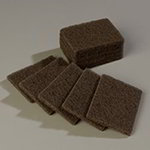 Carlisle 4071100 Grill Polishing Pad, 4 x 5 x 1/4-in