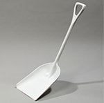 Carlisle 41076-102 13-in Foodservice Shovel w/ 11-in Width, White Plastic