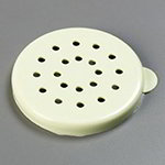 Carlisle 426104 Cheese Shaker Dredge Lid, Yellow Polyethylene