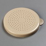 Carlisle 427106 Salt & Pepper Shaker Dredge Lid, Beige Polyethylene