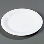 Carlisle 4300202 10.5-in Dinner Plate w/ Narrow Rim, NSF, White Melamine
