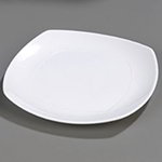 Carlisle 4330402 Square 11.5 x 11.5-in Melamine Plate, White