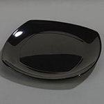 Carlisle 4330403 Square 11.5 x 11.5-in Melamine Plate, Black