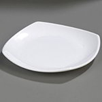 Carlisle 4330802 Square 8 x 8-in Melamine Plate, White