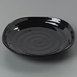 Carlisle 4341003 Square 9-in Dia Terra Dinner Plate, Black