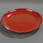 Carlisle 4451429 Round 14-in Textured Platter, Terra Cotta