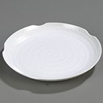 Carlisle 4451802 Round 18-in Textured Platter, White