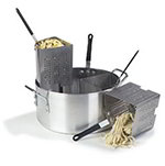 Carlisle 60100PC 20-qt Pasta Cooker Set w/ Inserts, Aluminum Pot & Stainless Inserts