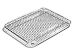 Carlisle 602203 8.5 x 10.5-in Wire Grate, Fits 1/2-Size Pans, Chrome Plated