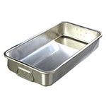 Carlisle 60331 11-qt Twin Size Roast Bake Pan w/ Handles, NSF, Aluminum