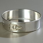 Carlisle 6044 12-in Spring Form Cake Pan w/ Layer Bottom, Heavy Aluminum Frame