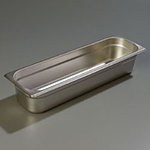 Carlisle 60700HL4 1/2-Size Long Steam Table Pan, 4-in Deep, Stainless