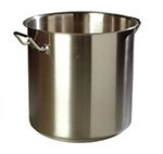 Carlisle 608412 12-qt Stock Pot w/ Clad Base, Stainless Steel