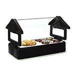 Carlisle 660001 45.25-in Table Top Food Bar w/ Double Sided Sneeze Guard, Brown, NSF