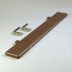 Carlisle 772101 6-ft Tray Slide For Maximizer Food Bar, Brown