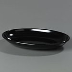 Carlisle 791603 Oval Displayware Platter, 16 x 12-in, Black Melamine