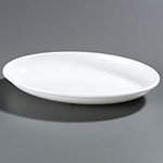 Carlisle 791802 Oval Displayware Platter, 19 x 13-3/4-in, White Melamine
