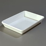 Carlisle 792002 4-qt Displayware Baker, 10 x 14-in, White Melamine