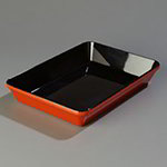 Carlisle 8920406 4-qt Displayware Baker, 10 x 14-in, Black & Terra Cotta