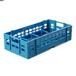 Carlisle C12214 Half Size Cup Rack w/ 8-Compartments, Carlisle Blue