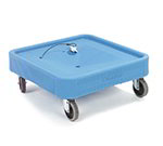 Carlisle C223603 Platform Rack Dolly w/ Drain For Full Size Racks, Black